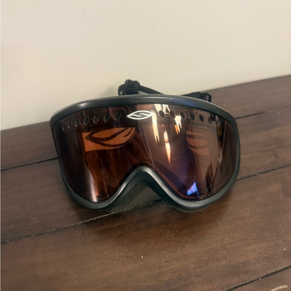Smith Optics Ski Snowboard Goggles Brown Lens Adjustable Strap
